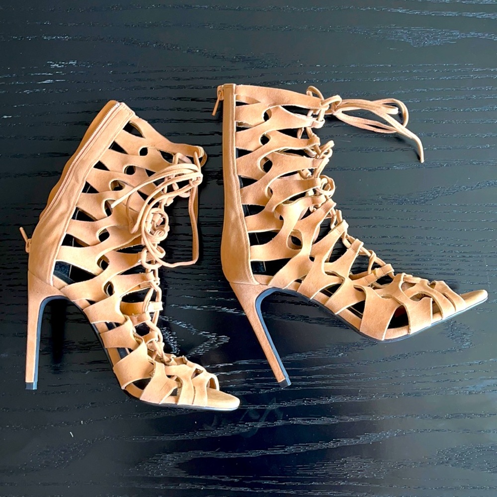 Jeffrey Campbell Lace-up Heeled Sandals